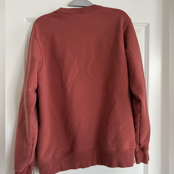 Zara salmon colored crewneck sweatshirt, add some color pop to your outfit! - Picture 2 of 2